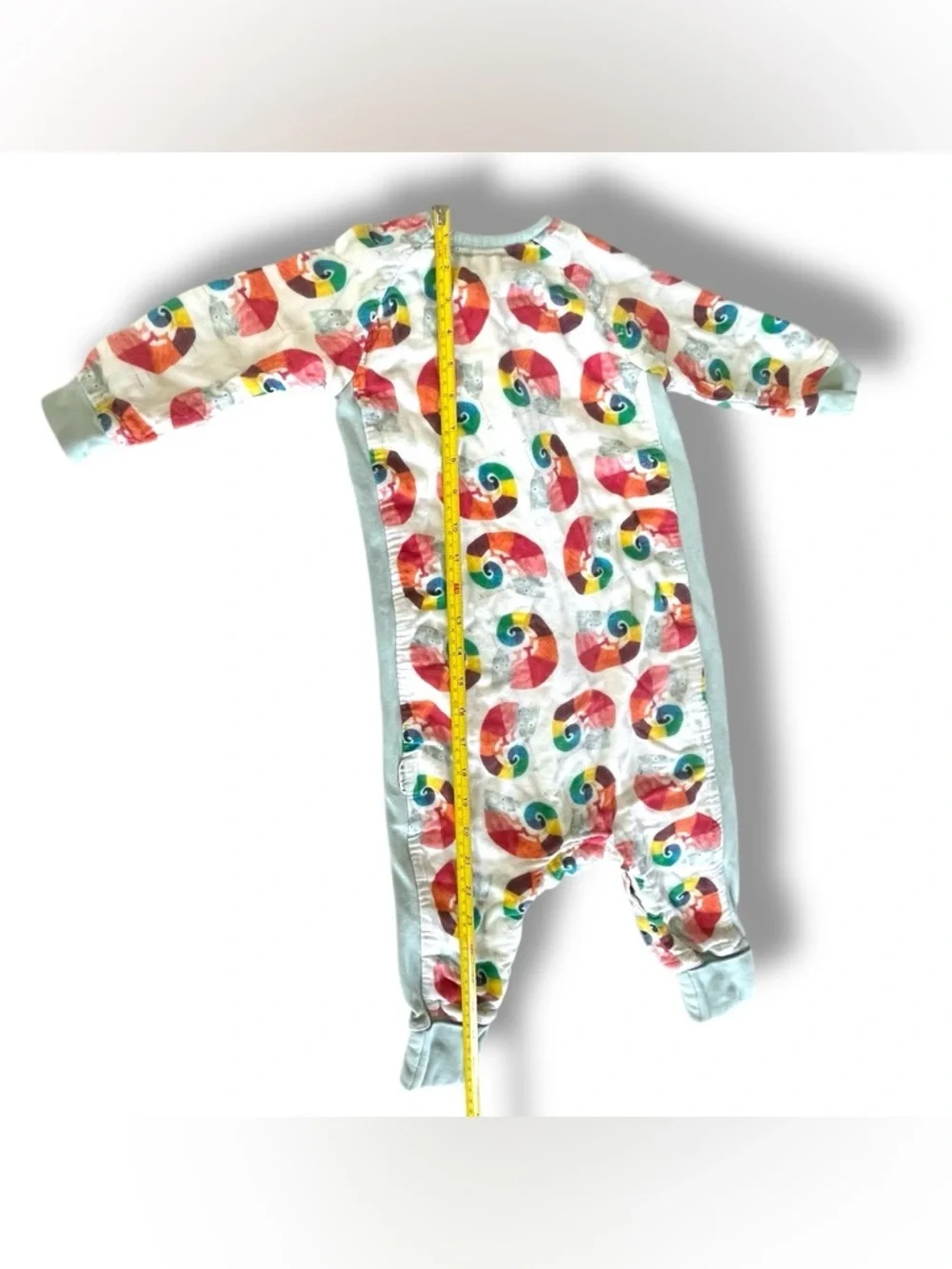 World of Eric Carle Baby Nest Pajamas Rainbow Chameleon Print Zip Snap Sleeper